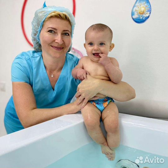 Грудничковое плавание на дому