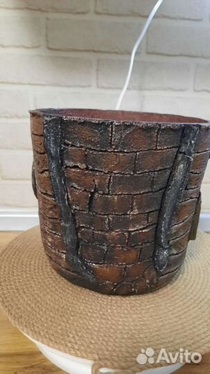 Вазон из бетона