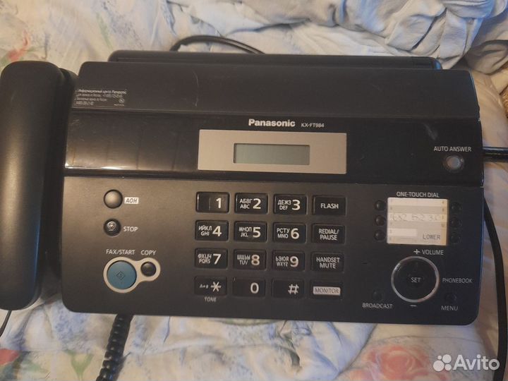 Телефон Факс panasonic