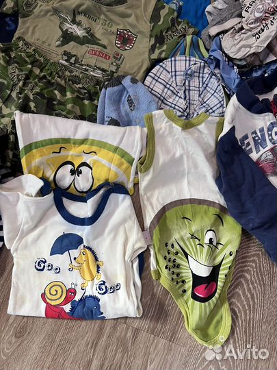 Пакет вещей на мальчика до 2 лет