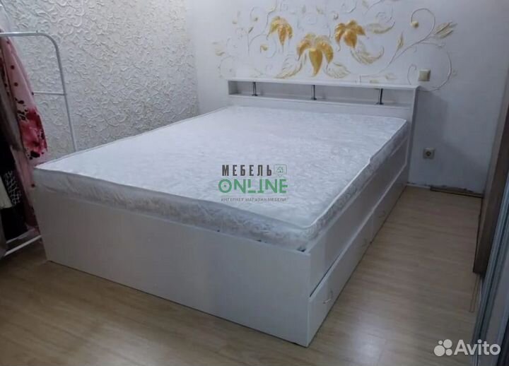 Кровать Саломея двуспальная 160х200 с ящиками