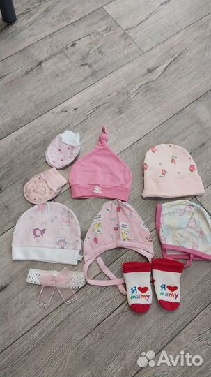 Детские шапочки для новорожденных