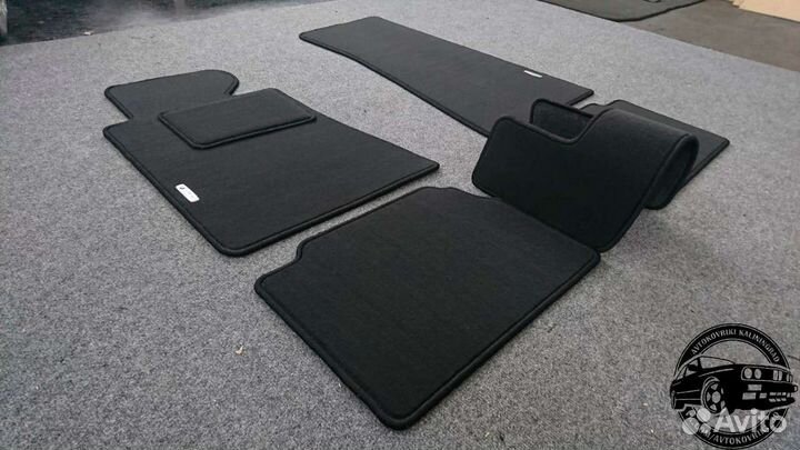 Автоковрики для BMW 5 серии e34, графит