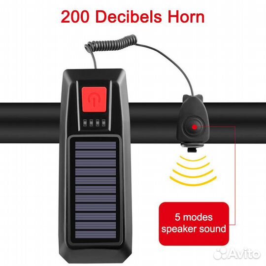 Велофонарь, звонок LY-17