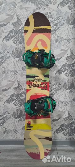 Сноуборд Spoon 138cm+Крепления