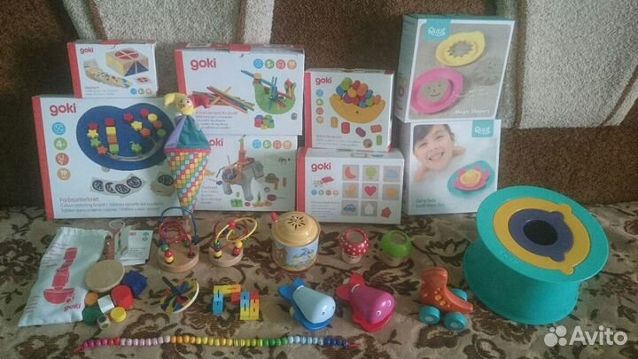 Развивающие деревянные игрушки