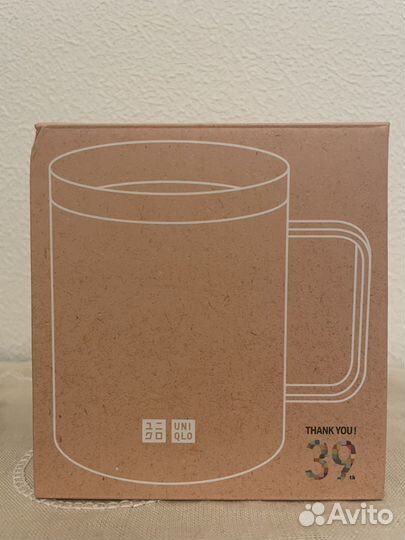Термокружка uniqlo эксклюзивная подарочная
