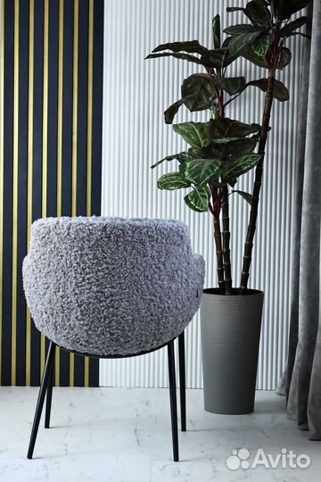 Стул Oskar, эко-мех, металлические ножки