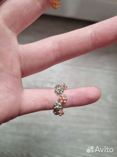 Кольцо из бисера