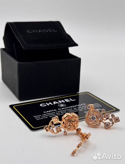 Серьги Chanel