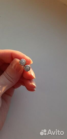 Серебряные пусеты