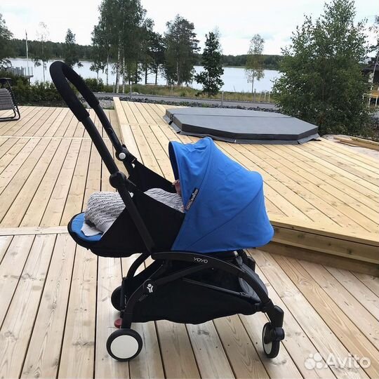 Прокат аренда Коляска yoyo+ original синяя
