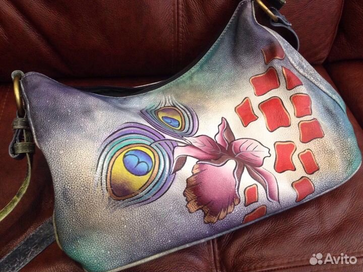 Натуральная кожаная сумка