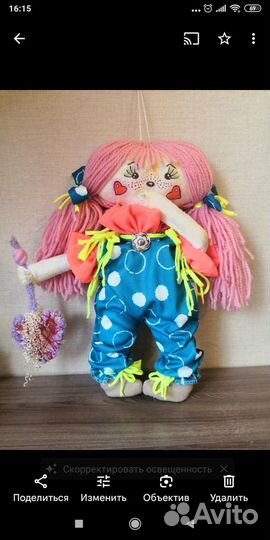 Интерьерные куколки ручной работы