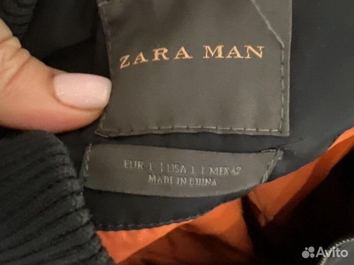 Куртка бомбер мужская Zara