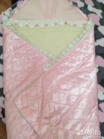 Конверт на выписку для девочки зима