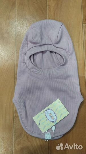 Шапка шлем для девочки демисезонная 42-44