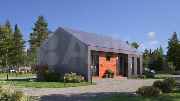Дом 96 м² на участке 7 сот.
