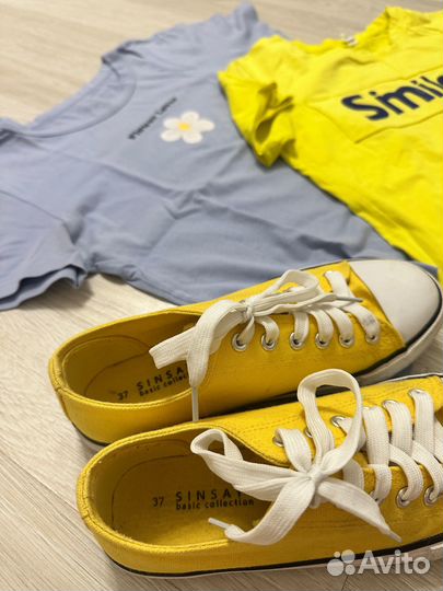 2 футболки+кеды