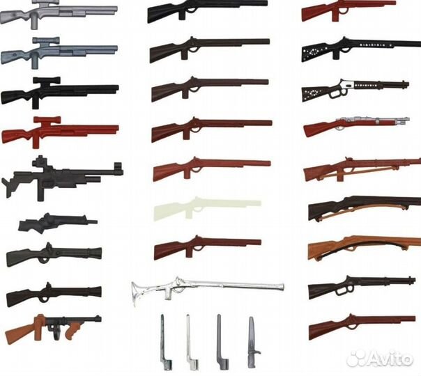 Оружие playmobil плеймобил ружья винтовки