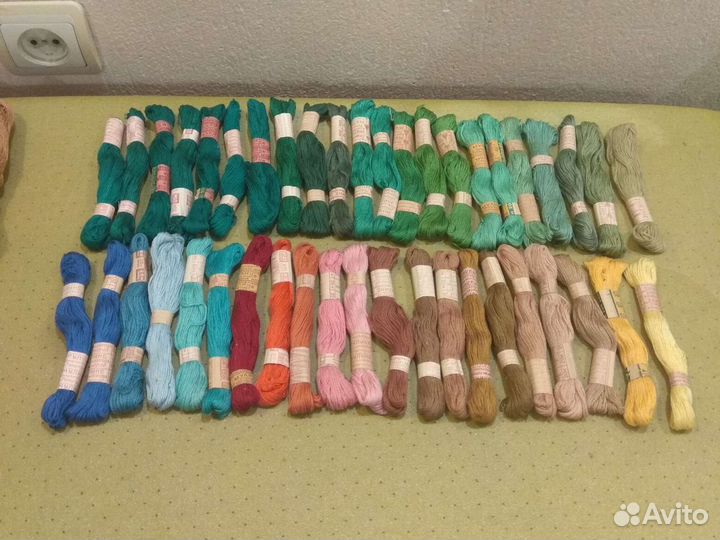 Пряжа,нитки мулине СССР