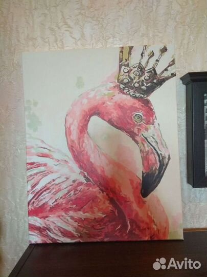 Розовый фламинго