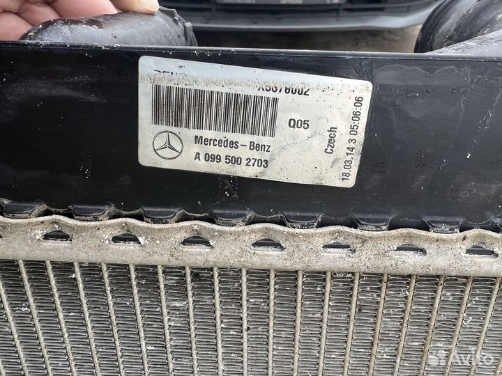 Радиатор основной Mercedes a0995002703