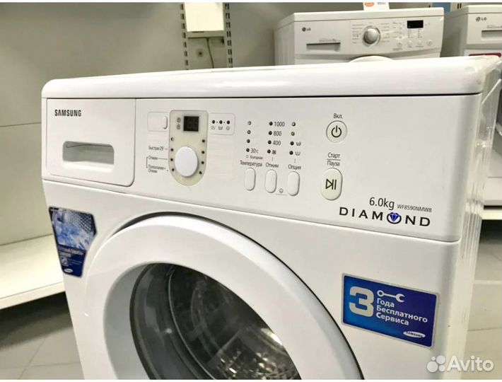 Стиральная машина 6кг с гарантией
