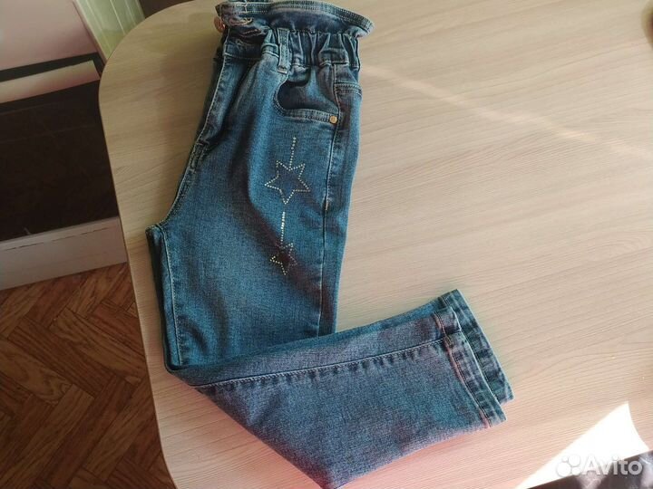 Джинсы для девочки 110