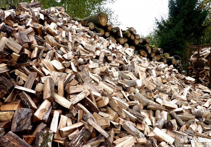 Дрова березовые наколотые