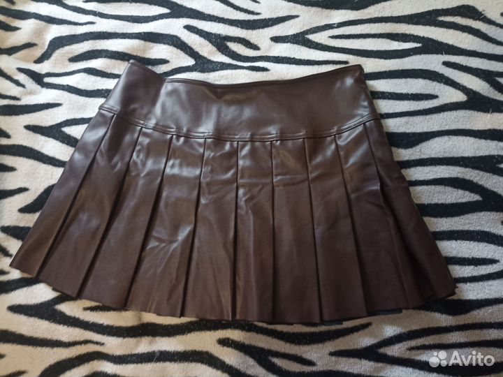 Кожаная юбка