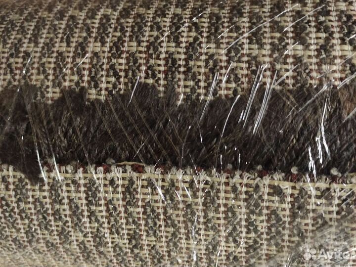 Ковер икеа длинный ворс, коричневый, 1.33х1.8м