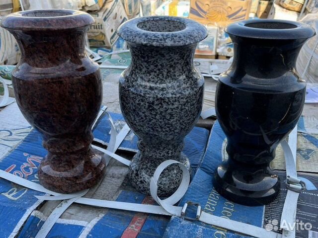 Вазы с натурального камня