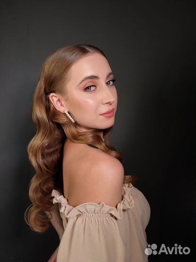 Макияж и прическа полный образ