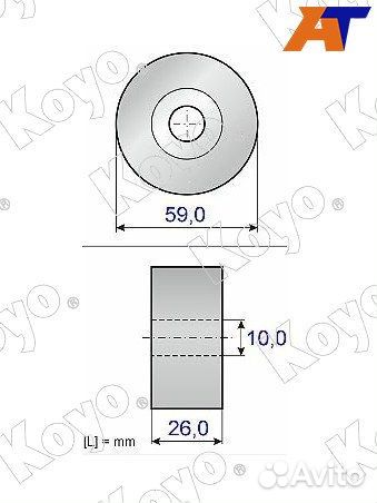 Ролик приводного ремня mazda 626