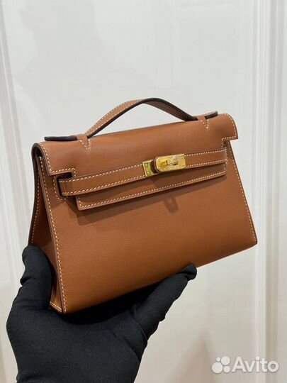 Hermes Kelly Pochette swift