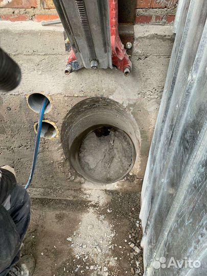 Алмазное сверление и резка стен