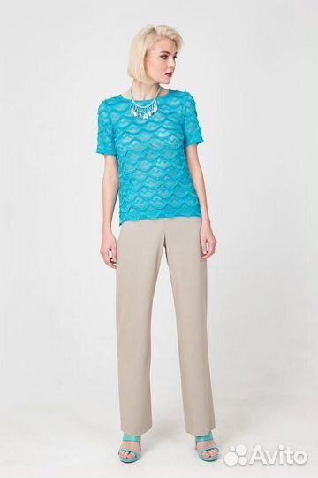 Т-шот бирюзовый 48 размер