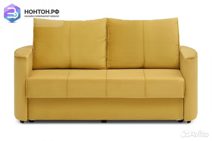 Диван еврокнижка Колибри горчичный