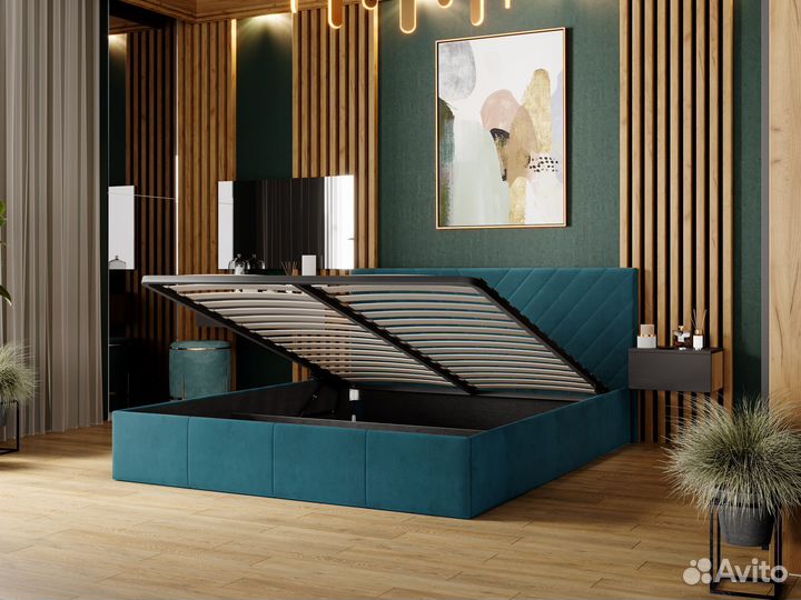 Кровать двухспальная 160х200 Милана