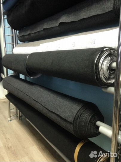 Карпет чёрный без клеевого слоя