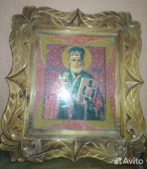 Икона Николая Чудотворца 450х500