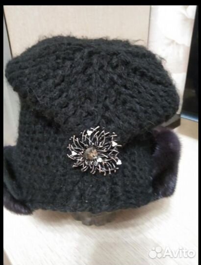 Комплект шапка и снуд женский