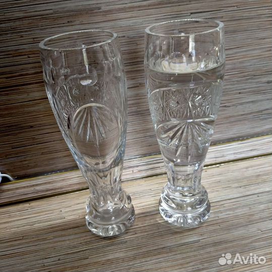 Хрустальные бокалы для пива