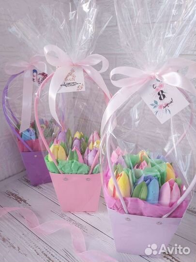 Цветы из зефира.Комплименты на свадьбу.Подарок