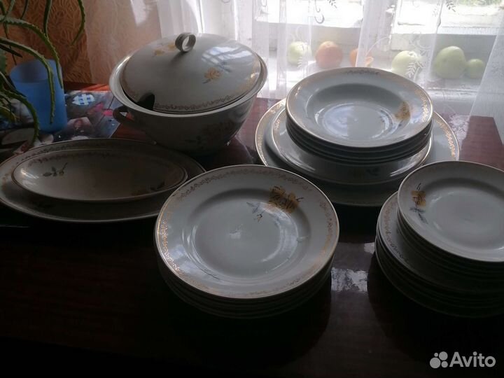 Столовый сервиз СССР Рига конец 60 годов