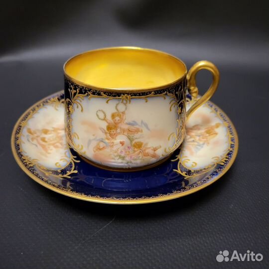 Чайная пара Братьев Корниловых 1884-1917 г