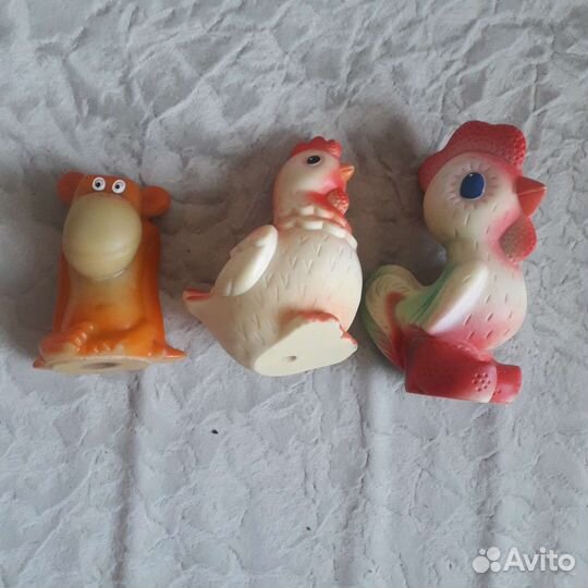 Куколки и мягкие рез игрушки