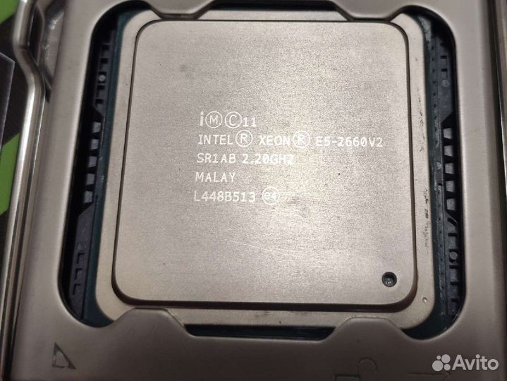 Комплект: материнка x79 + E5 2660v2 + 16Гб озу