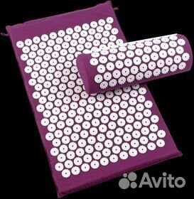 Коврик-аппликатор массажный с подушкой 68х42см